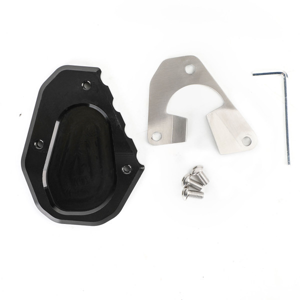 Kickstand Side Stand Extension Pad Fit For Triumph Tiger 900/Rally/Rally Pro 2020 (NOT FIT US version) BLK