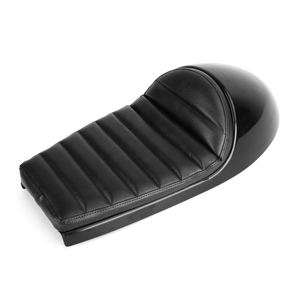 Universal Cafe Racer Seat Retro Seat Pan Base Vintage Cushion Scrambler Saddle BLK Universal Cafe Racer Seat Retro Seat Pan Base Vintage Cushion Scrambler Saddle BLK