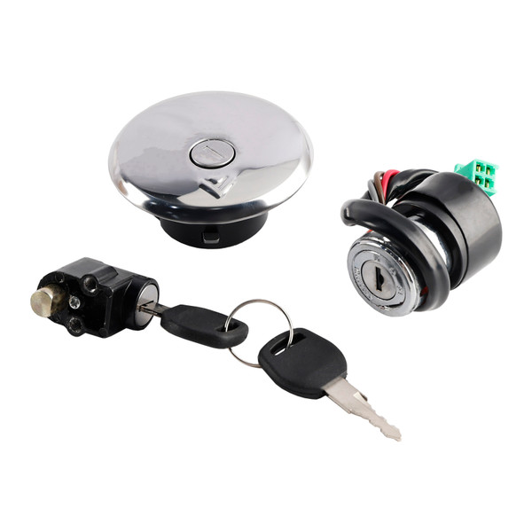 Ignition Switch Lock ; Fuel Gas Cap Key Set Fit For Suzuki GN125 1982-2001 Generic Ignition Switch Lock ; Fuel Gas Cap Key Set Fit For Suzuki GN125 1982-2001 Generic