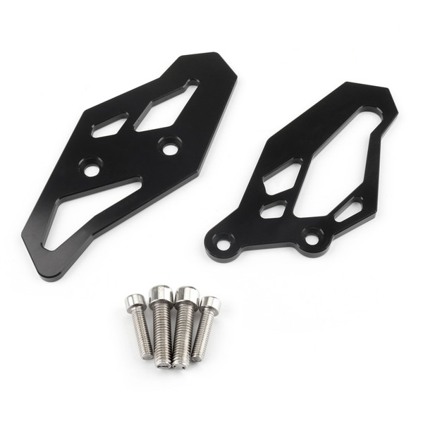 PAIR Racing Footrest Rearset Rear Set Adapter Plates Fit For Yamaha MT-03 YZF-R3 YZF-R25 BLK PAIR Racing Footrest Rearset Rear Set Adapter Plates Fit For Yamaha MT-03 YZF-R3 YZF-R25 BLK