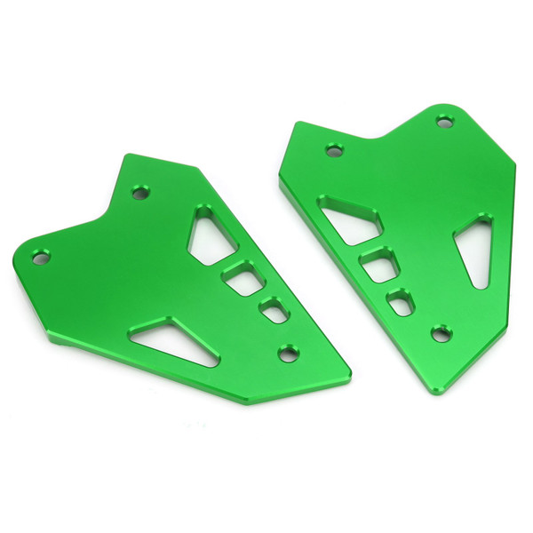 CNC Aluminum FootPeg Footrest Rear set Heel Plates Guard Protector Fit For Kawasaki Z900 ZR900 2017-2020 GRN CNC Aluminum FootPeg Footrest Rear set Heel Plates Guard Protector Fit For Kawasaki Z900 ZR900 2017-2020 GRN