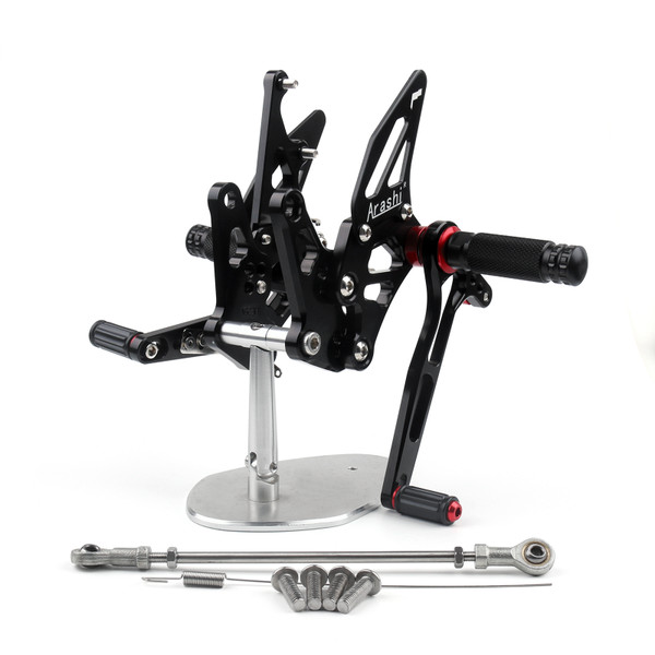 CNC Made Rearsets Fit For Suzuki GSXR1300 1999-2007 BLK CNC Made Rearsets Fit For Suzuki GSXR1300 1999-2007 BLK