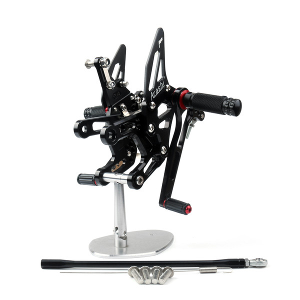CNC Made Rearsets Fit For Kawasaki ZX10R 2011-2014 BLK CNC Made Rearsets Fit For Kawasaki ZX10R 2011-2014 BLK