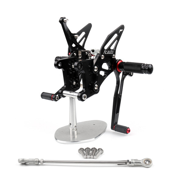 Adjustable CNC Rider Rear Set Rearsets Footrest Foot Rest Pegs Fit For Triumph Speed Triple 1050 2005-2011 BLK Adjustable CNC Rider Rear Set Rearsets Footrest Foot Rest Pegs Fit For Triumph Speed Triple 1050 2005-2011 BLK