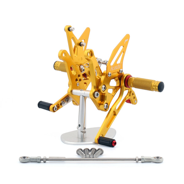 Adjustable CNC Rider Rear Set Rearsets Footrest Foot Rest Pegs Fit For Kawasaki Z1000 2010-2017 GOLD Adjustable CNC Rider Rear Set Rearsets Footrest Foot Rest Pegs Fit For Kawasaki Z1000 2010-2017 GOLD