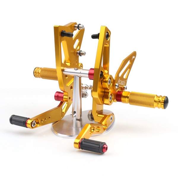 Adjustable CNC Rider Rear Set Rearsets Footrest Foot Rest Pegs Fit For Triumph Speed Triple 1050 2011-2015 GOLD Adjustable CNC Rider Rear Set Rearsets Footrest Foot Rest Pegs Fit For Triumph Speed Triple 1050 2011-2015 GOLD