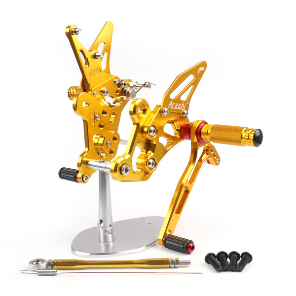 CNC Made Rearsets Fit For Suzuki GSXS750 GSX-S750 2015-2016 GSR750 2011-2016 GOLD CNC Made Rearsets Fit For Suzuki GSXS750 GSX-S750 2015-2016 GSR750 2011-2016 GOLD