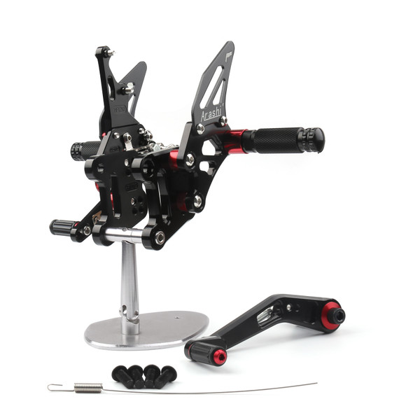 Adjustable CNC Rider Rear Set Rearsets Footrest Foot Rest Pegs Fit For Suzuki GSX-R / GSXR 1000 2017-2020 BLK Adjustable CNC Rider Rear Set Rearsets Footrest Foot Rest Pegs Fit For Suzuki GSX-R / GSXR 1000 2017-2020 BLK