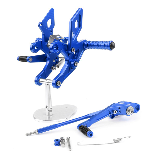Adjustable Rearsets FiT For Honda CBR500R CB500F 2016-2017 BLUE Adjustable Rearsets FiT For Honda CBR500R CB500F 2016-2017 BLUE