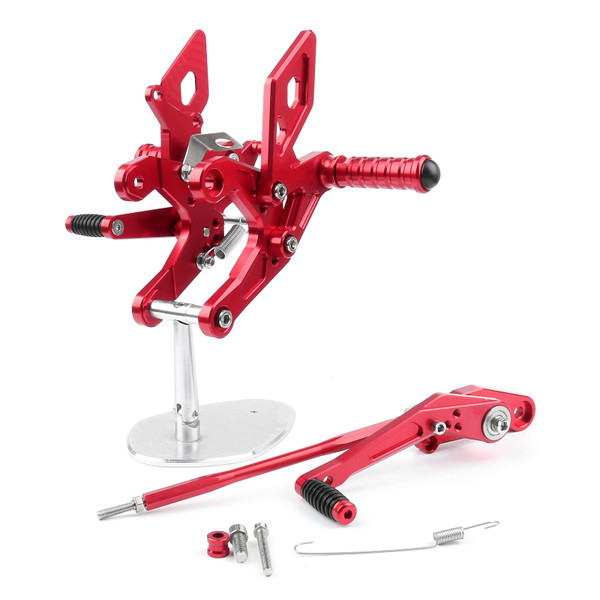 Adjustable Rearsets FiT For Honda CBR500R CB500F 2016-2017 RED Adjustable Rearsets FiT For Honda CBR500R CB500F 2016-2017 RED
