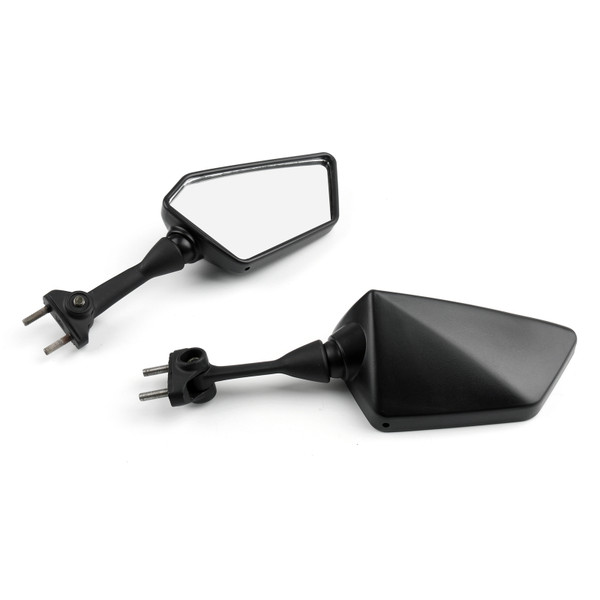 Black Left Right Rear View Mirrors Fit For Kawasaki NINJA 250R EX250 2008-2013