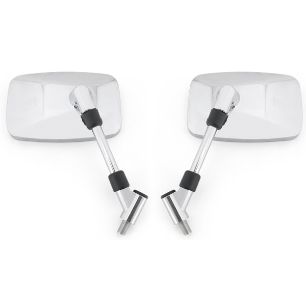 Rectangle 10MM Rear View Mirrors Fit For Suzuki VS600 VS750 VS800 VL800 VZ800 VL1500 Rectangle 10MM Rear View Mirrors Fit For Suzuki VS600 VS750 VS800 VL800 VZ800 VL1500