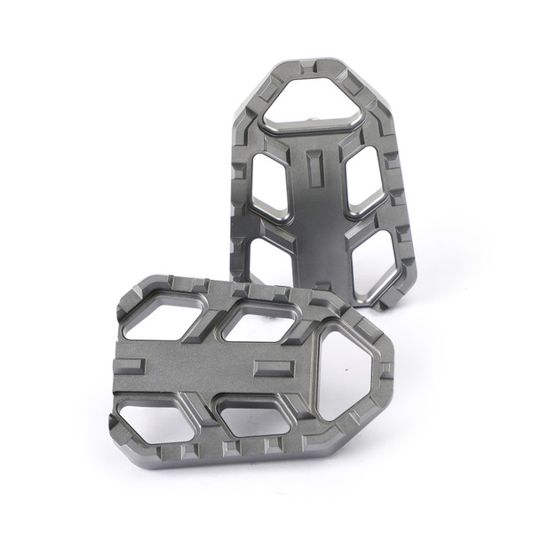 Aluminum Wide Foot Peg Adaptors Footpegs Fit For Suzuki V-Strom DL 650 & 1000 , XT 2006-2020 TIT Aluminum Wide Foot Peg Adaptors Footpegs Fit For Suzuki V-Strom DL 650 & 1000 , XT 2006-2020 TIT