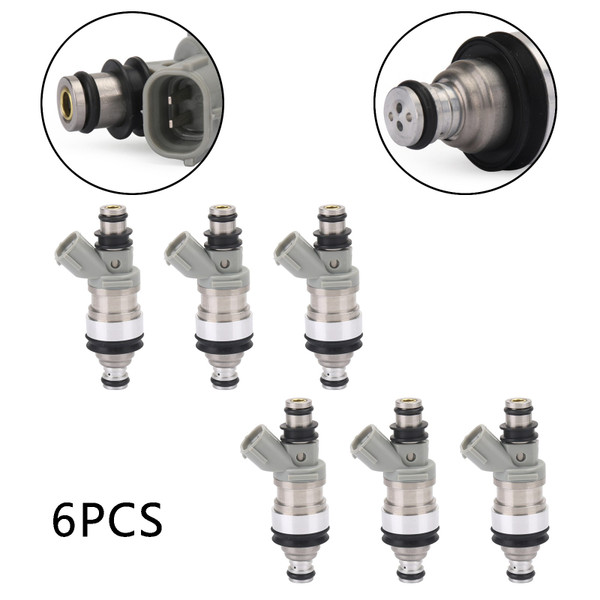 6Pcs Fuel Injectors Fit Toyota T100 Tacoma 4Runner 1996-1998 3.4L 23250-62030 6Pcs Fuel Injectors Fit Toyota T100 Tacoma 4Runner 1996-1998 3.4L 23250-62030