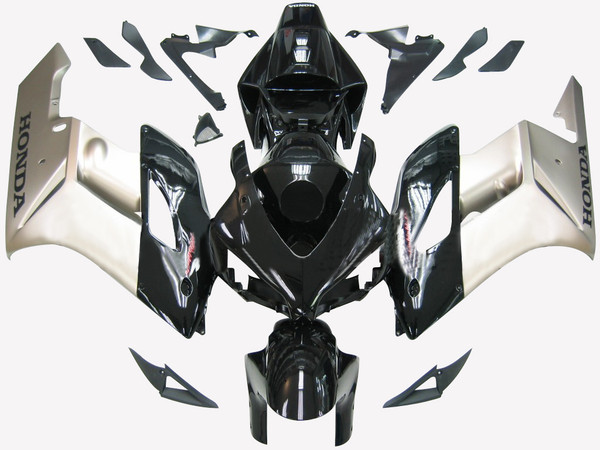 Fairings Honda CBR 1000 RR Black Silver CBR Racing (2004-2005) Fairings Honda CBR 1000 RR Black Silver CBR Racing (2004-2005)