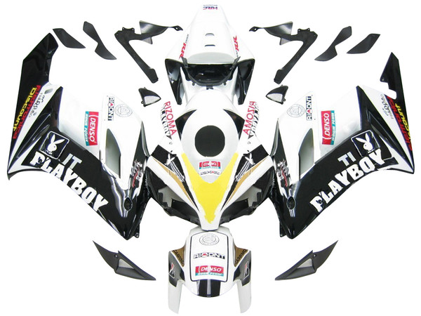 Fairings Honda CBR 1000 RR Black White Playboy Racing (2004-2005) Fairings Honda CBR 1000 RR Black White Playboy Racing (2004-2005)