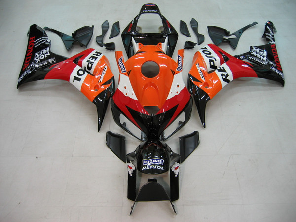Fairings Honda CBR 1000 RR Black Orange Repsol Racing (2006-2007) Fairings Honda CBR 1000 RR Black Orange Repsol Racing (2006-2007)