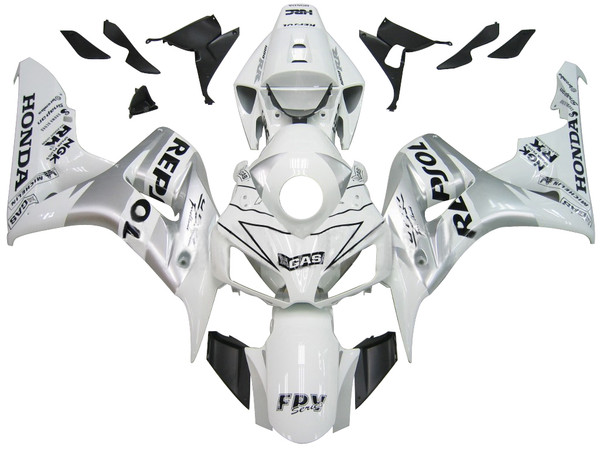 Fairings Honda CBR 1000 RR White & Silver Repsol Racing (2006-2007) Fairings Honda CBR 1000 RR White & Silver Repsol Racing (2006-2007)