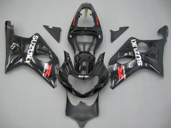 Fairings Suzuki GSXR 1000 Black Suzuki GSXR Racing  (2000-2002) Fairings Suzuki GSXR 1000 Black Suzuki GSXR Racing  (2000-2002)