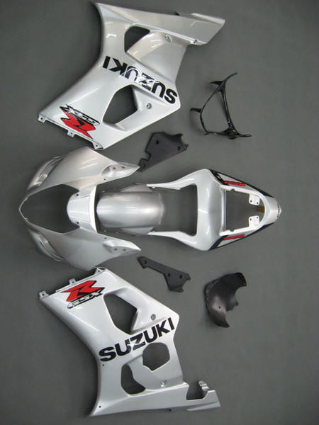 Fairings Suzuki GSXR 1000 Silver GSXR Racing  (2003-2004) Fairings Suzuki GSXR 1000 Silver GSXR Racing  (2003-2004)
