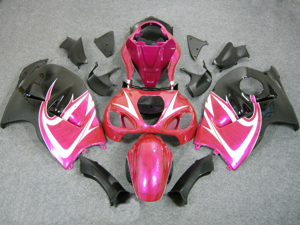 Fairings Suzuki GSX1300 Hayabusa Red & Pink Hayabusa Racing  (1999-2007) Fairings Suzuki GSX1300 Hayabusa Red & Pink Hayabusa Racing  (1999-2007)
