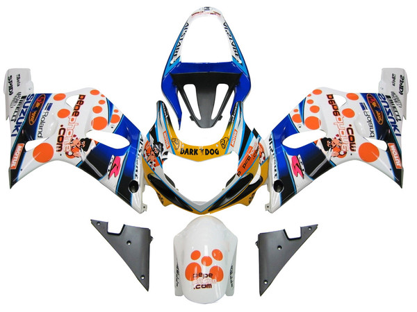 Fairings Suzuki GSXR 600 Multi-Color pepephone GSXR Racing  (2001-2003)
