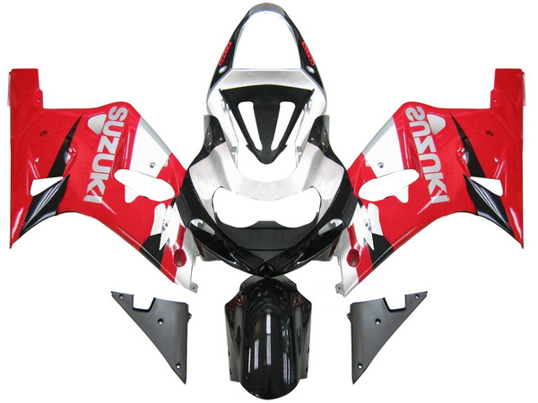 Fairings Suzuki GSXR 600 Red & Silver GSXR Racing  (2001-2003) Fairings Suzuki GSXR 600 Red & Silver GSXR Racing  (2001-2003)