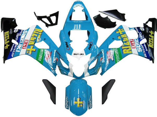 Fairings Suzuki GSXR 600 750 Blue Rizla Suzuki GSXR Racing  (2004-2005) Fairings Suzuki GSXR 600 750 Blue Rizla Suzuki GSXR Racing  (2004-2005)