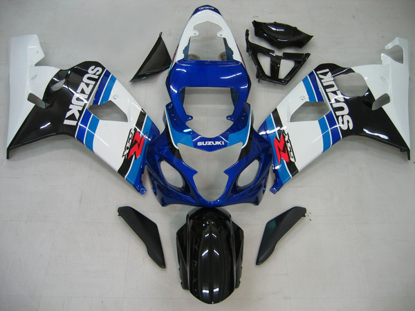 Fairings Suzuki GSXR 600 750 Blue White Black GSXR Racing  (2004-2005) Fairings Suzuki GSXR 600 750 Blue White Black GSXR Racing  (2004-2005)