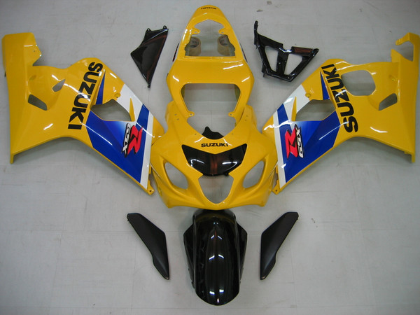 Fairings Suzuki GSXR 600 750 Yellow Black GSXR Racing  (2004-2005) Fairings Suzuki GSXR 600 750 Yellow Black GSXR Racing  (2004-2005)