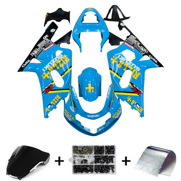 Fairings Suzuki GSXR 750 Blue Black Rizla Racing (2001-2003) Fairings Suzuki GSXR 750 Blue Black Rizla Racing (2001-2003)