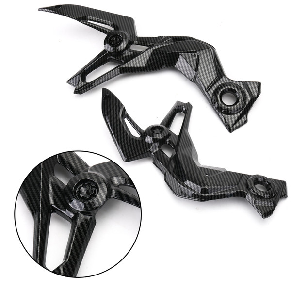 Motorcycle ABS Plastic Frame Guard Cover Trim for Kawasaki Z900 2020-2021 Motorcycle ABS Plastic Frame Guard Cover Trim for Kawasaki Z900 2020-2021