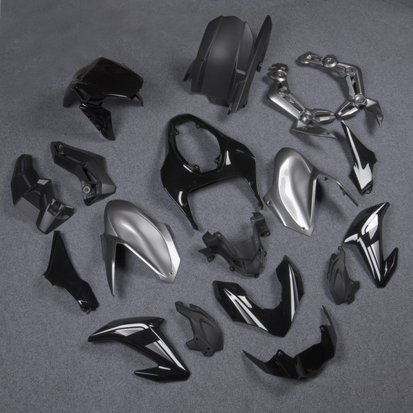 Silver Black Injection Plastic Bodywork Fairing Fit for Kawasaki Z900 2017-2019 Silver Black Injection Plastic Bodywork Fairing Fit for Kawasaki Z900 2017-2019