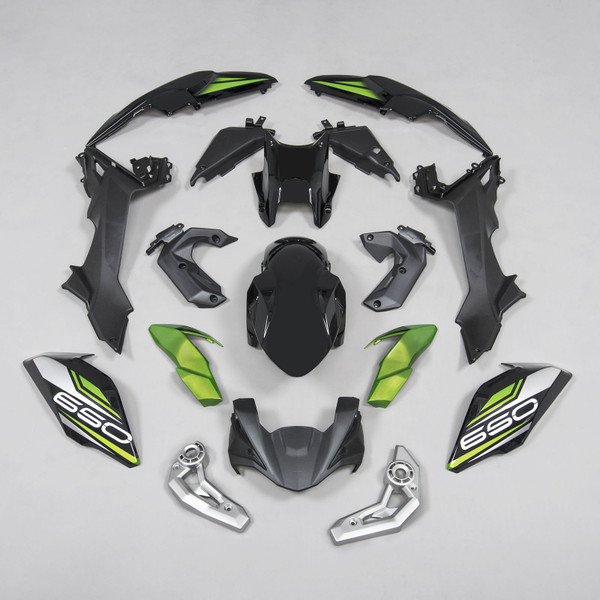 Fairing Kit Fit for Kawasaki Z650 2017-2019 Black Fairing Kit Fit for Kawasaki Z650 2017-2019 Black