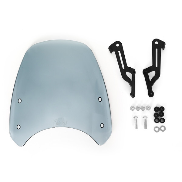 ABS Motorcycle Windshield WindScreen for Triumph Speed Twin 1200 2019-2021 Gray ABS Motorcycle Windshield WindScreen for Triumph Speed Twin 1200 2019-2021 Gray