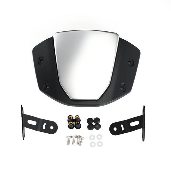 Windshield Windscreen Protector fit for HONDA CB125R CB250R CB300R 2018-2021 SBLK Windshield Windscreen Protector fit for HONDA CB125R CB250R CB300R 2018-2021 SBLK