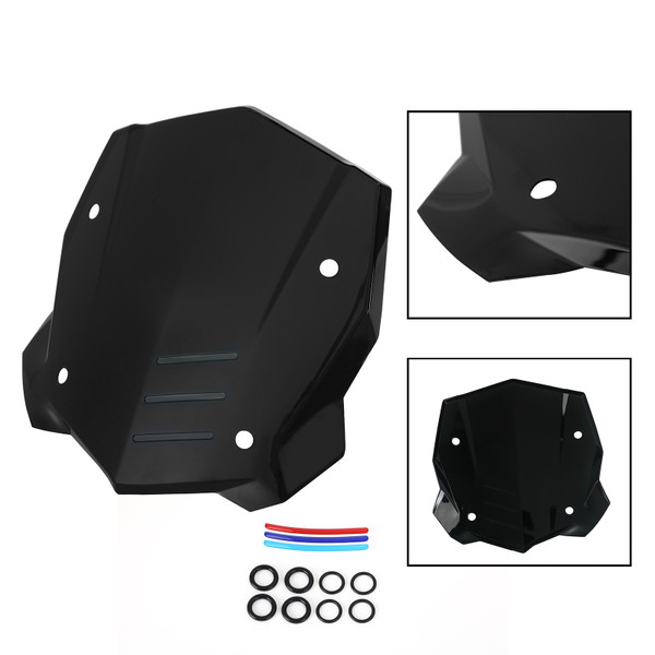 Windshield WindScreen fit for BMW R1200GS LC /Adv R1250GS /Adventure BLK