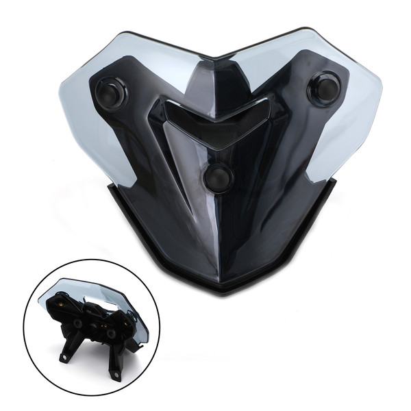 Screen Windshield Fairing Windscreen Wind Deflectors fit for BMW F900R 2020-2021 Gray Screen Windshield Fairing Windscreen Wind Deflectors fit for BMW F900R 2020-2021 Gray