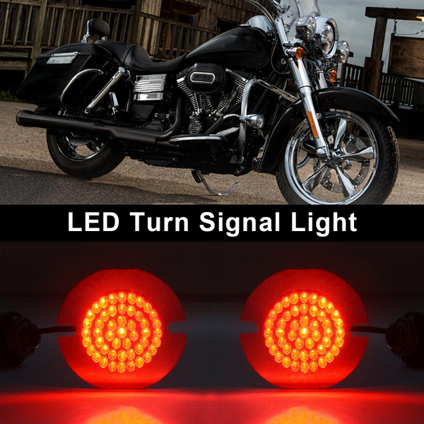 1156 LED Turn Signal Light Bulbs Flat Style Fit for Touring Road King Softail 1156 LED Turn Signal Light Bulbs Flat Style Fit for Touring Road King Softail