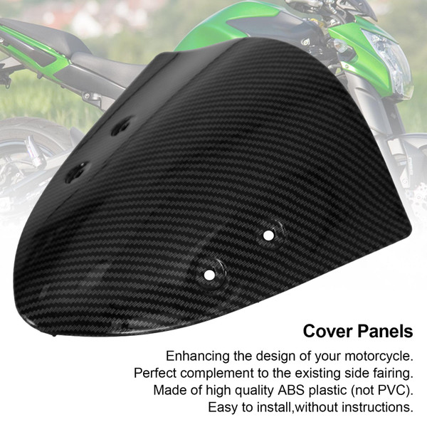 Carbon Front Nose Windshield Screen Cover Fairing for Kawasaki ER-6N 2009-2014 Carbon Front Nose Windshield Screen Cover Fairing for Kawasaki ER-6N 2009-2014