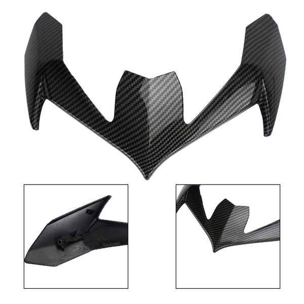ABS Front Upper Nose Headlight Panel Cover Fairing For KAWASAKI Z900 2020-2021 ABS Front Upper Nose Headlight Panel Cover Fairing For KAWASAKI Z900 2020-2021