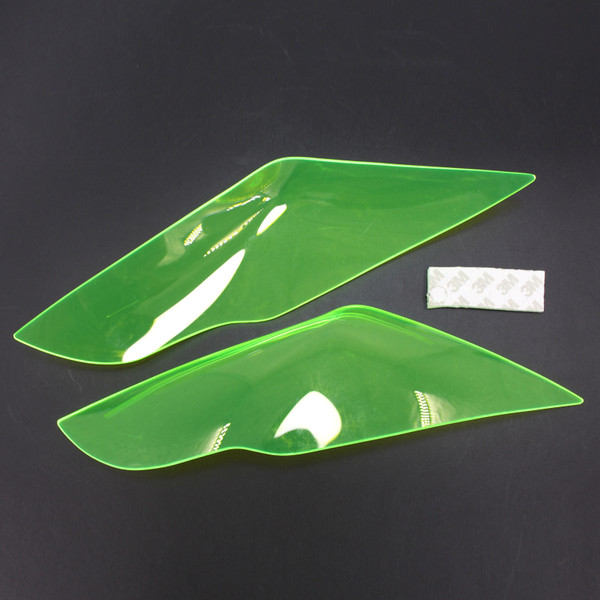 Front Headlight Lens Protection Cover Green Fit For Kawasaki Zx-10R Zx 10R 11-15 Front Headlight Lens Protection Cover Green Fit For Kawasaki Zx-10R Zx 10R 11-15