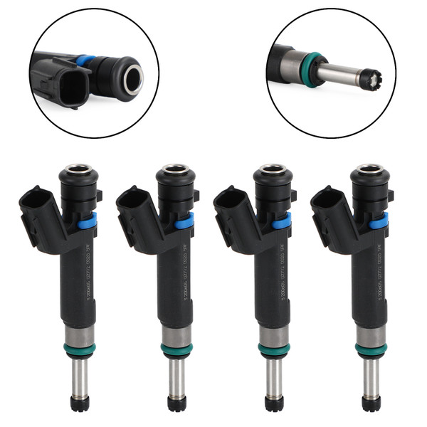 4PCS Fuel Injectors 16600-1KT0A Fit Nissan Versa 1.6L L4 2012-2015 HR16DE 4PCS Fuel Injectors 16600-1KT0A Fit Nissan Versa 1.6L L4 2012-2015 HR16DE