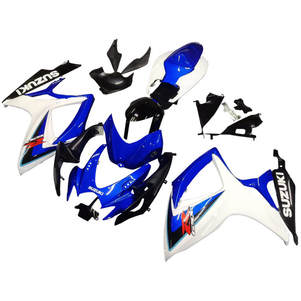 2006-2007 Suzuki GSXR600 GSXR750 Amotopart Fairing Injection ABS Plastic Kit Blue Black 2006-2007 Suzuki GSXR600 GSXR750 Amotopart Fairing Injection ABS Plastic Kit Blue Black
