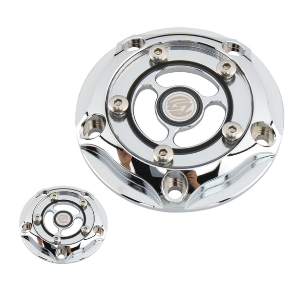 Engine Protector Crank Case Stator Cover Chrome Fit For Road King Fat Glide 1584 Engine Protector Crank Case Stator Cover Chrome Fit For Road King Fat Glide 1584