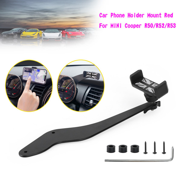 Car Phone Holder Mount Gray For MINI Cooper R50/R52/R53 Car Phone Holder Mount Gray For MINI Cooper R50/R52/R53