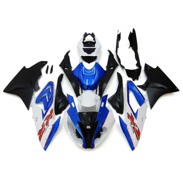 BMW S1000RR 2017-2018 Injection Fairing Kit Bodywork Plastic ABS Blue Black BMW S1000RR 2017-2018 Injection Fairing Kit Bodywork Plastic ABS Blue Black