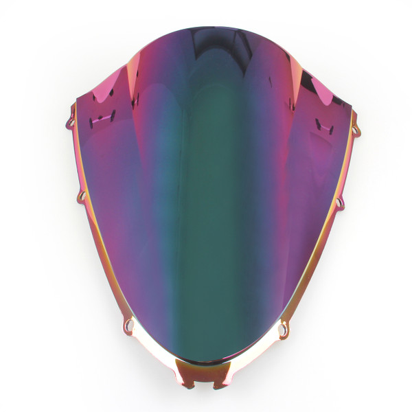Windshield Windscreen Protector for Kawasaki ZX14R 2006-2018 Double Bubble, Iridium