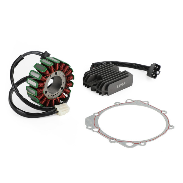Magneto Coil Stator+Voltage Rectifier+Gasket For Suzuki GSXR 600 750 1996-2000 Magneto Coil Stator+Voltage Rectifier+Gasket For Suzuki GSXR 600 750 1996-2000