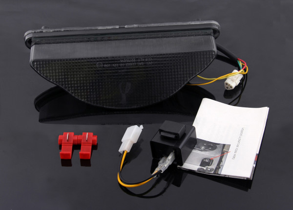 LED Taillight integrated Turn Signals for Yamaha Road Star XV1700 2002-2009 Smoke Generic